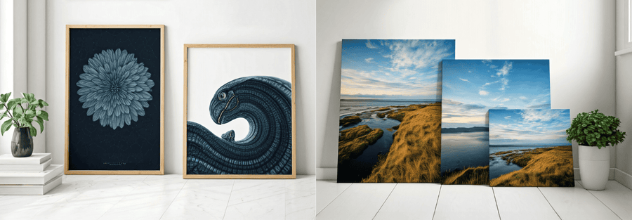 Art Prints vs Canvas Prints