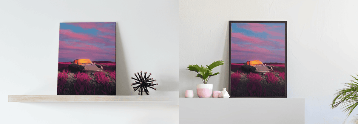 Choose Between Canvas Prints vs Framed Prints