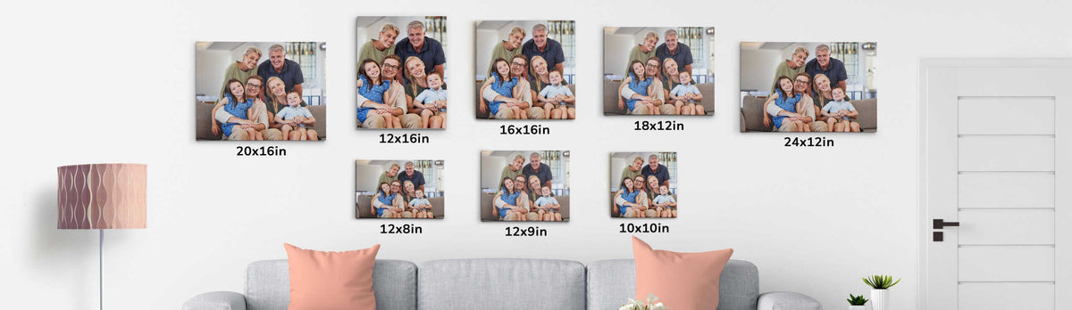 canvas sizes
