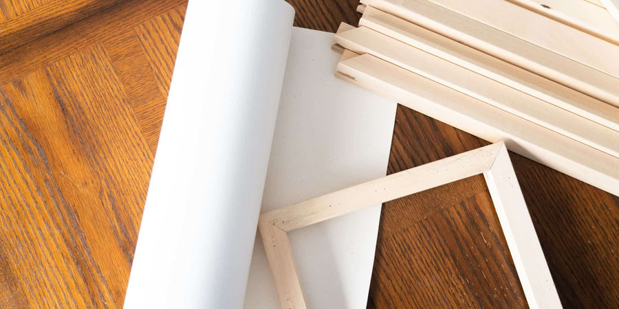 how to frame a canvas
