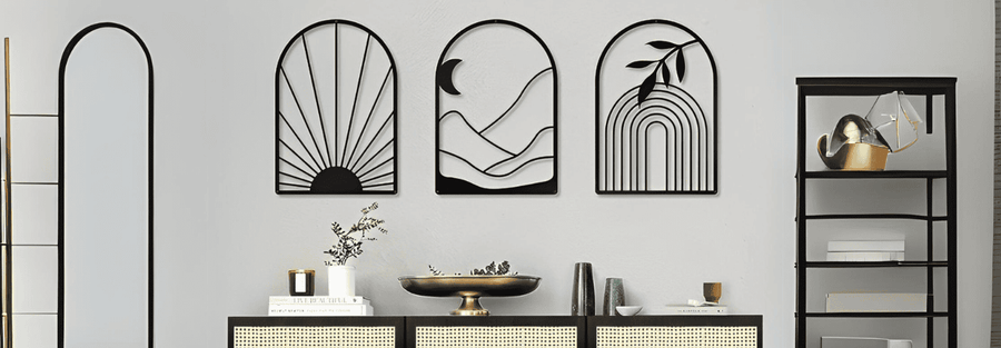 how to hang metal wall art