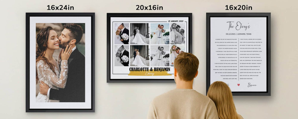 Wedding Canvas Size Guide: How to Choose the Best Fit for Your Love Story