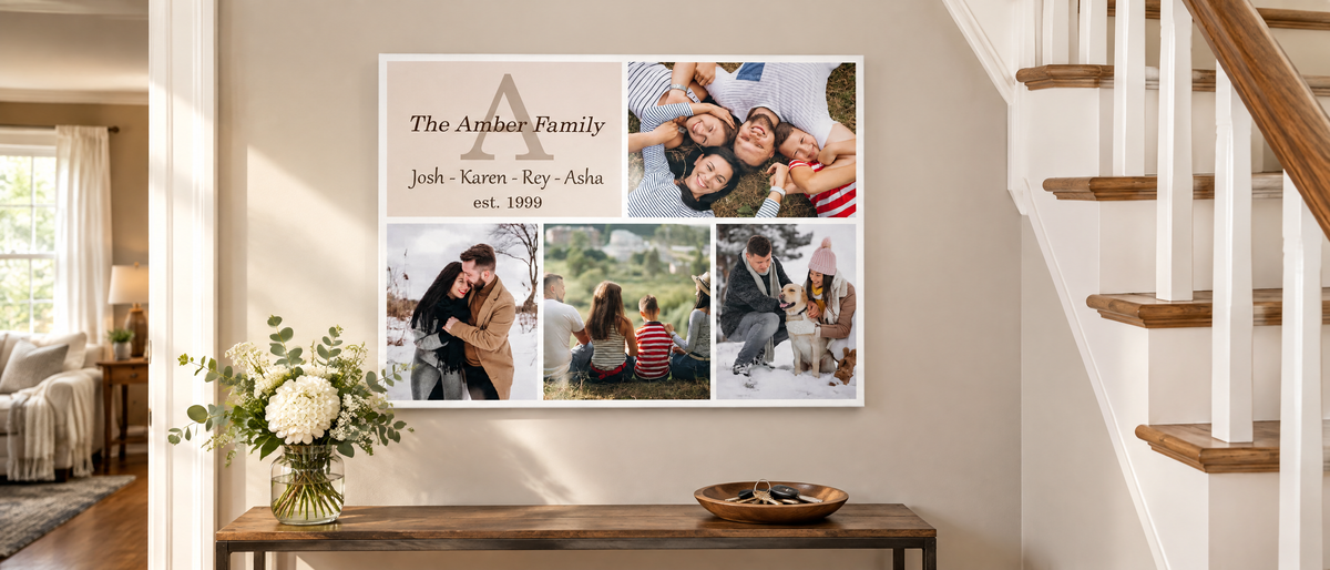 Photo Collage Canvas