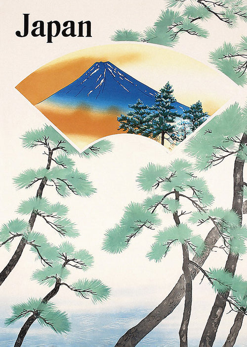 1930s Japanese Government Railways Travel Poster by Vintage Travel Poster