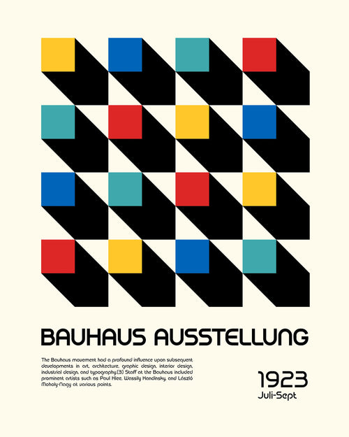 1923 Bauhaus Exhibition by Retrodrome