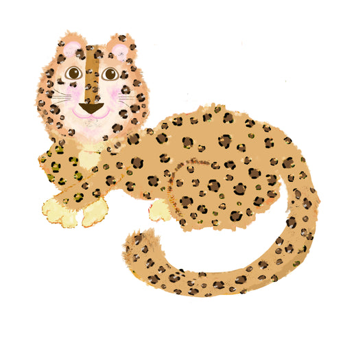 **Cute Spotted Leopard by Lynnda Rakos
