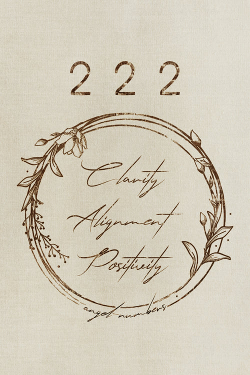 222 Clarity Alignment Positivity by Ema Paraschiv