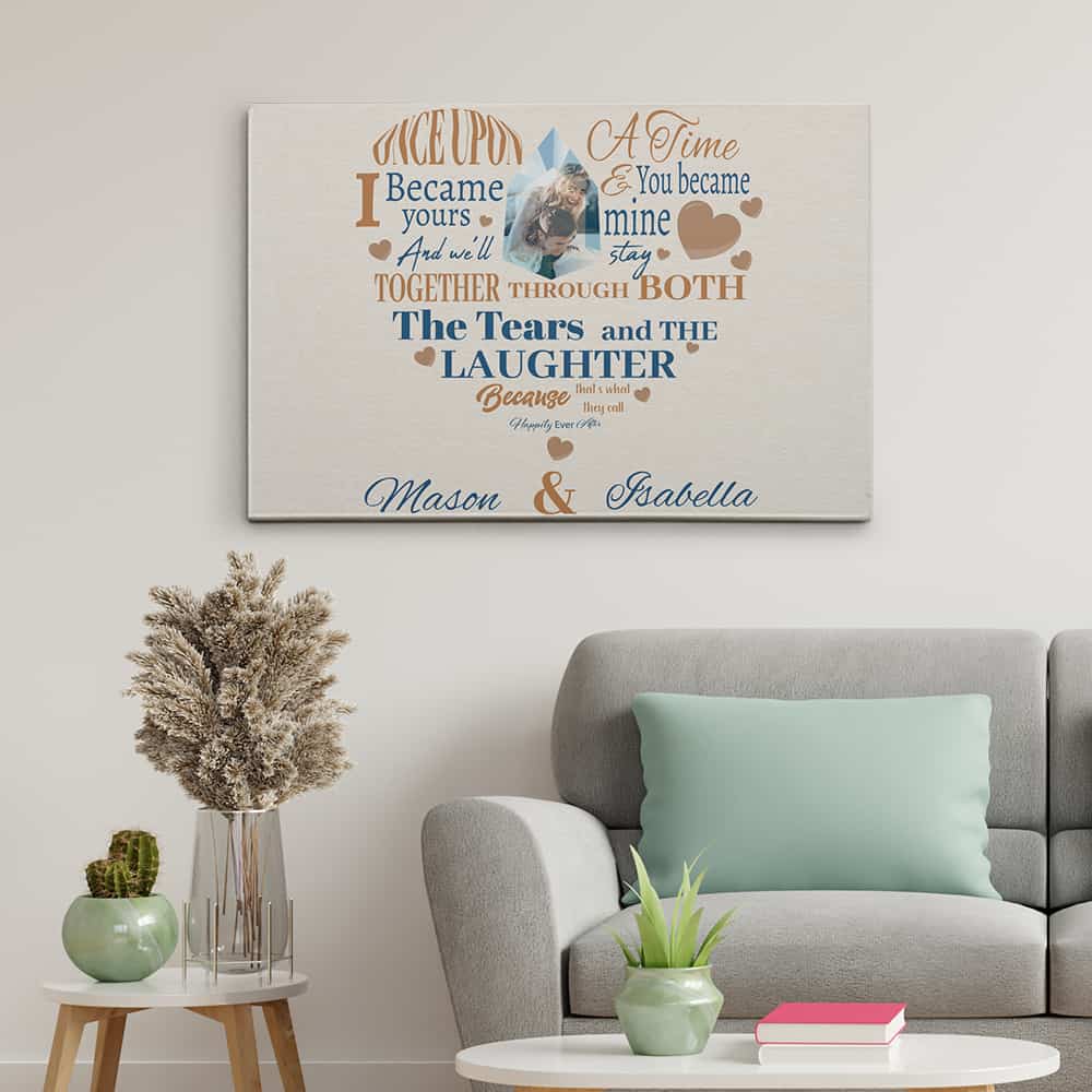 Once Upon A Time I Became Yours Photo Canvas Print