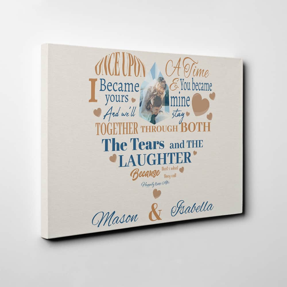 Once Upon A Time I Became Yours Photo Canvas Print