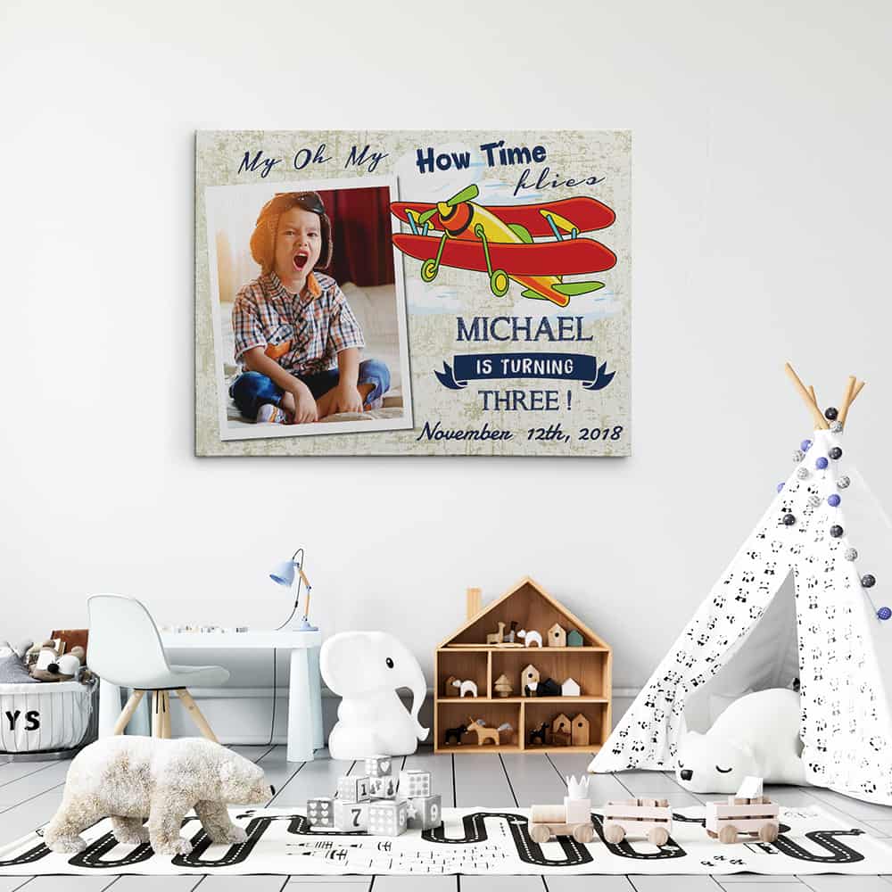 Birthday Gift For Baby Canvas Print