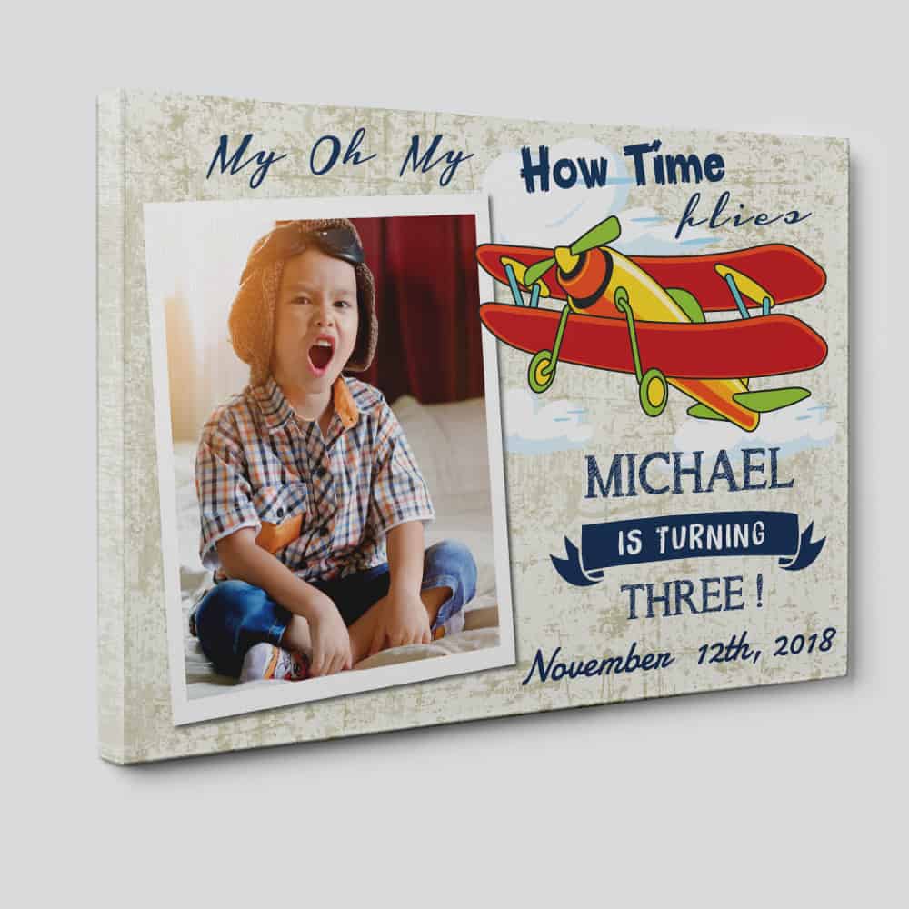 Birthday Gift For Baby Canvas Print
