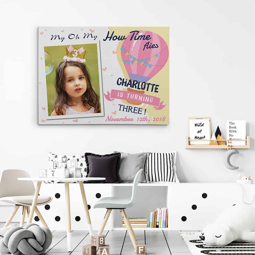 Birthday Gift For Baby Canvas Print