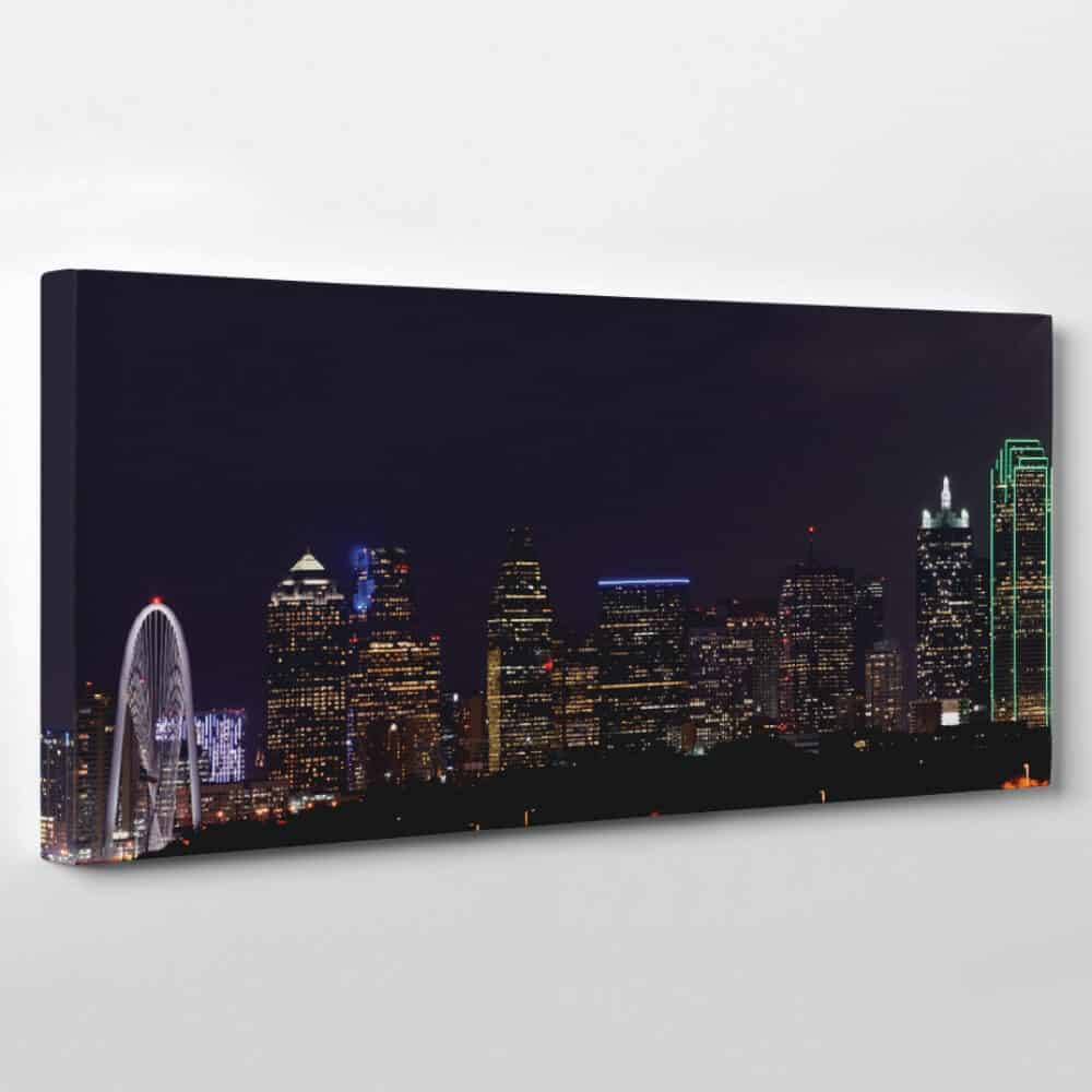Dallas, Texas Skyline Canvas Wall Art – Collection A