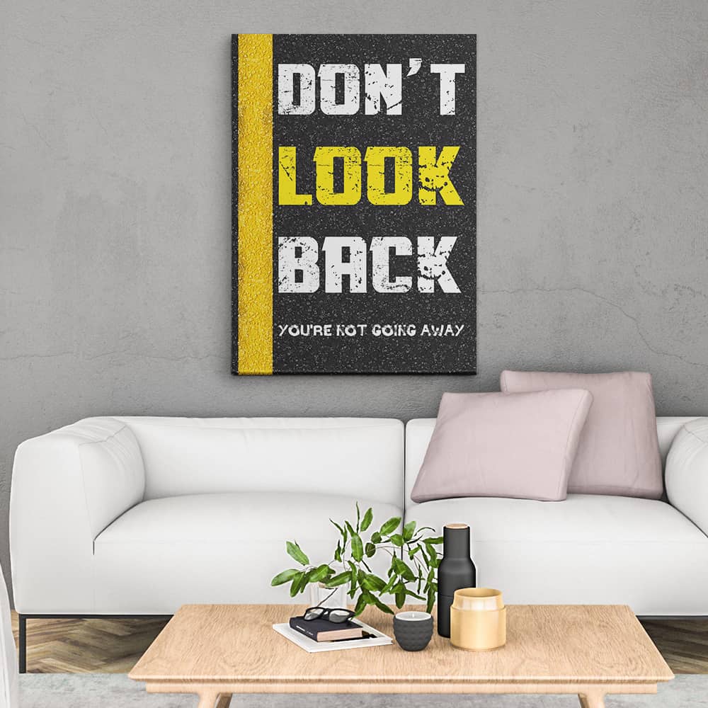 Don't Look Back Canvas Print