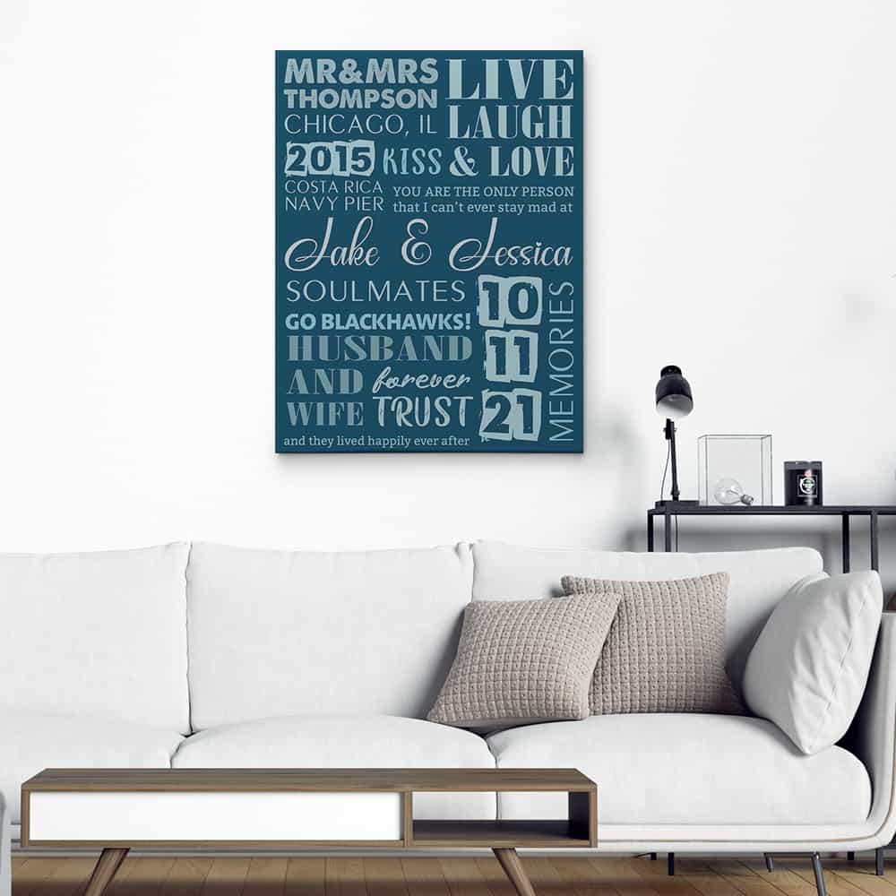 Husband and Wife Canvas Print