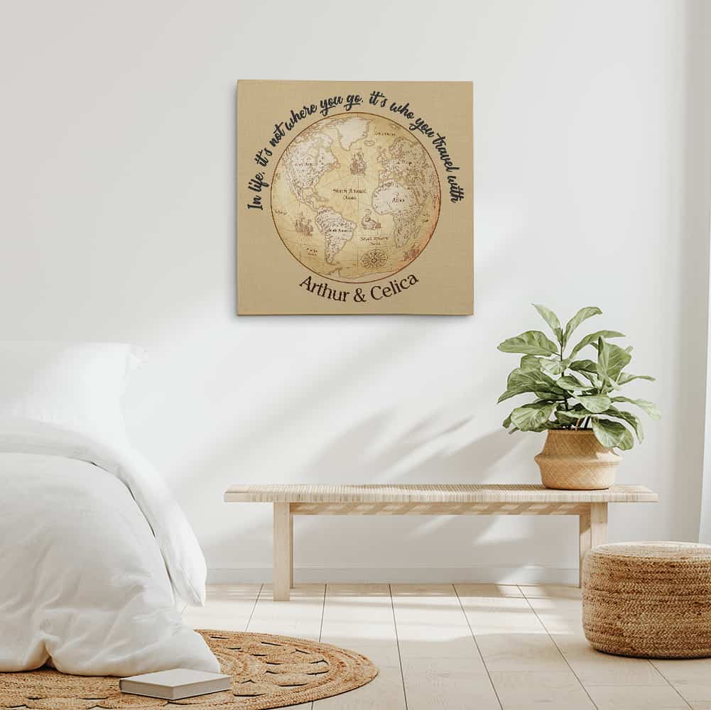 “In Life, It’s Not Where You Go, It’s Who You Travel With” Canvas Print