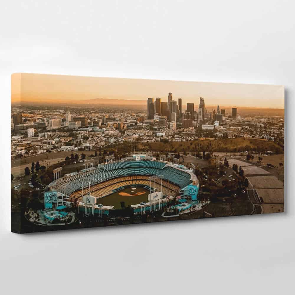 Los Angeles California Skyline Canvas Print