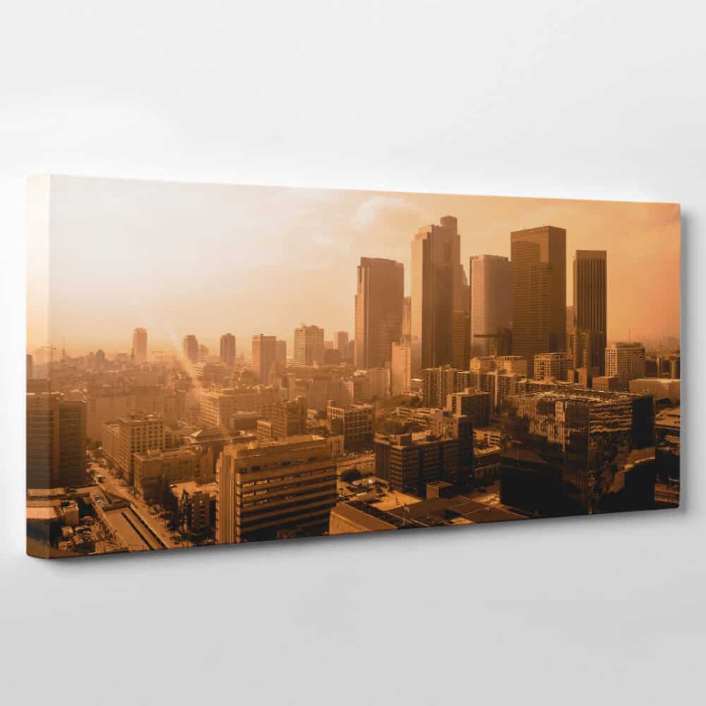 Los Angeles California Skyline Canvas Print