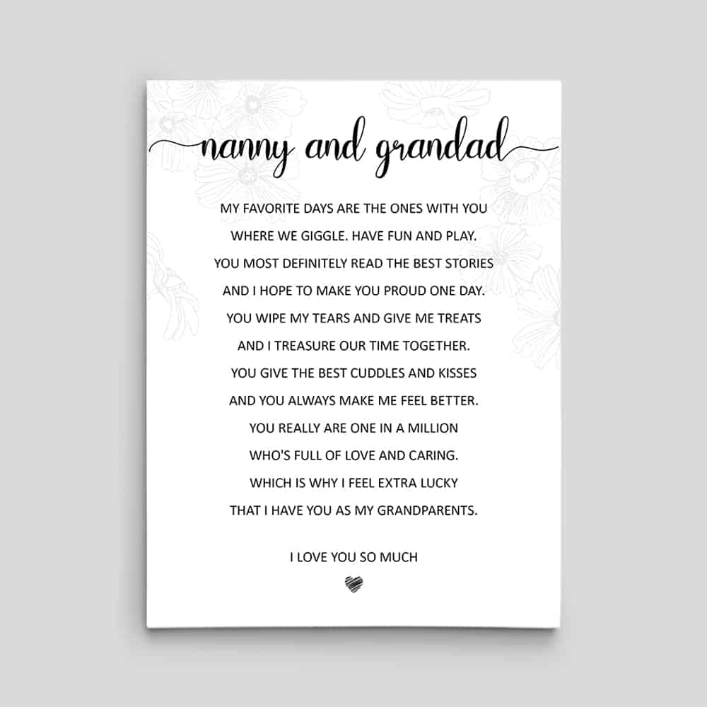 gifts for grandparents from grandchildren