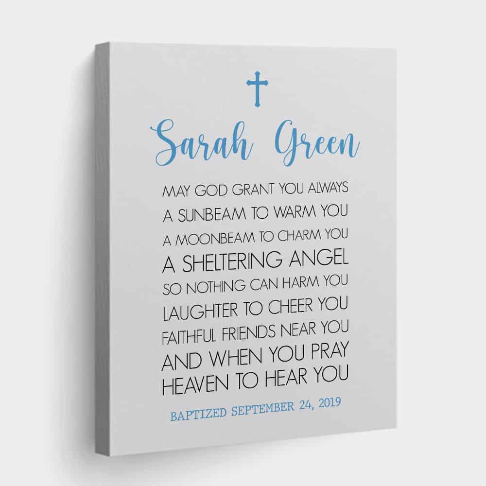 May God Grant You Always Custom Canvas Print