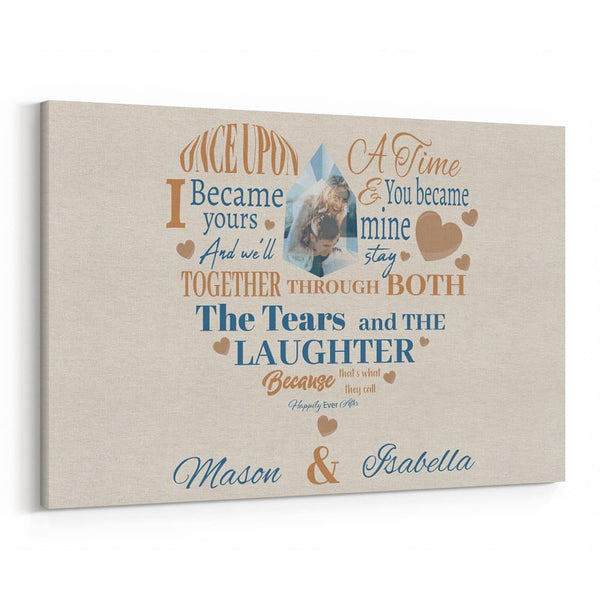 Once Upon A Time I Became Yours Photo Canvas Print