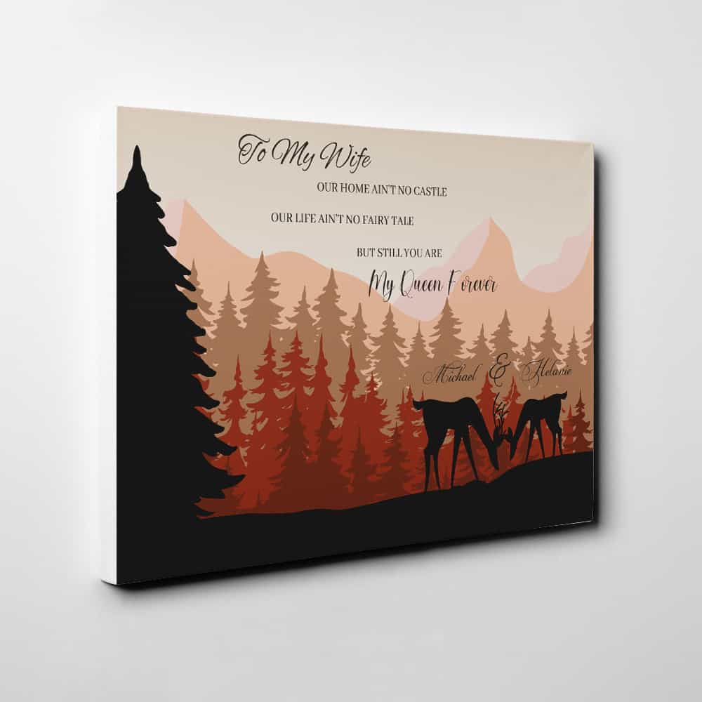 Our Home Ain‘t No Castle, Our Life Ain’t No Fairy Tale Canvas Print