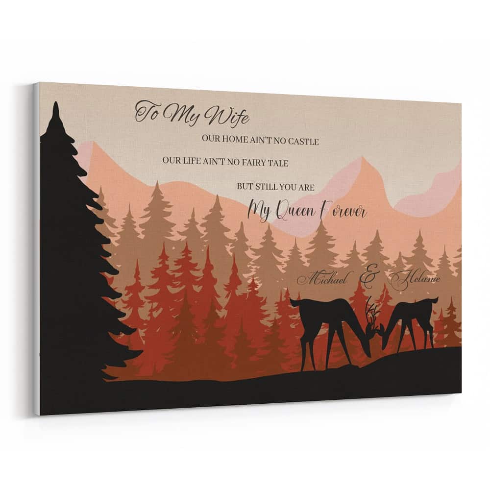 Our Home Ain‘t No Castle, Our Life Ain’t No Fairy Tale Canvas Print