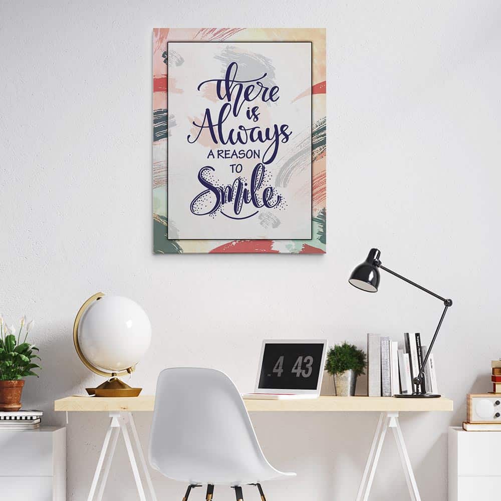 There Is Always A Reason To Smile Canvas Print