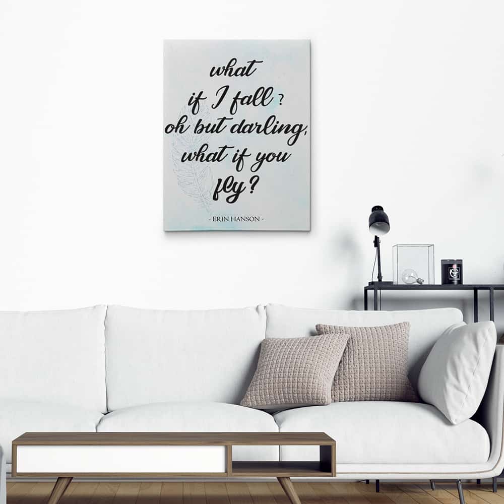 What If I Fall Canvas Print