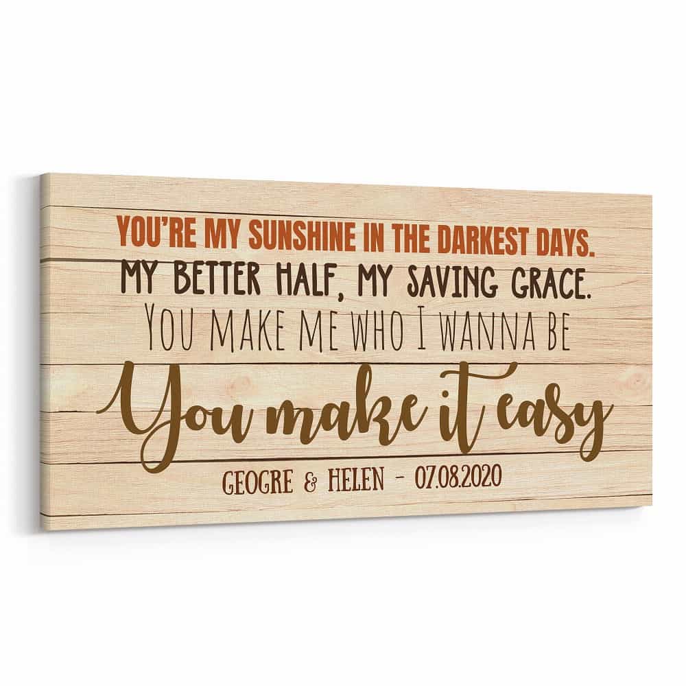 You‘re My Sunshine In The Darkest Days Canvas Print