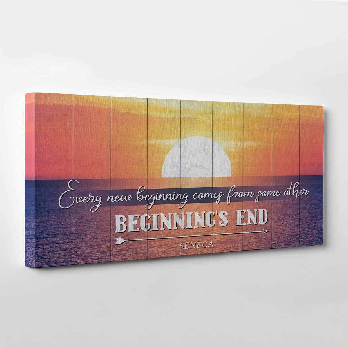 “Every New Beginning Comes From Some Other Beginning’s End” Canvas Print