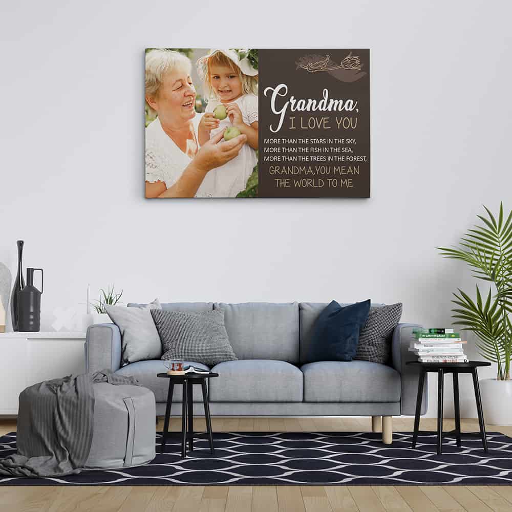 I Love You More Than The Stars In The Sky photo canvas print