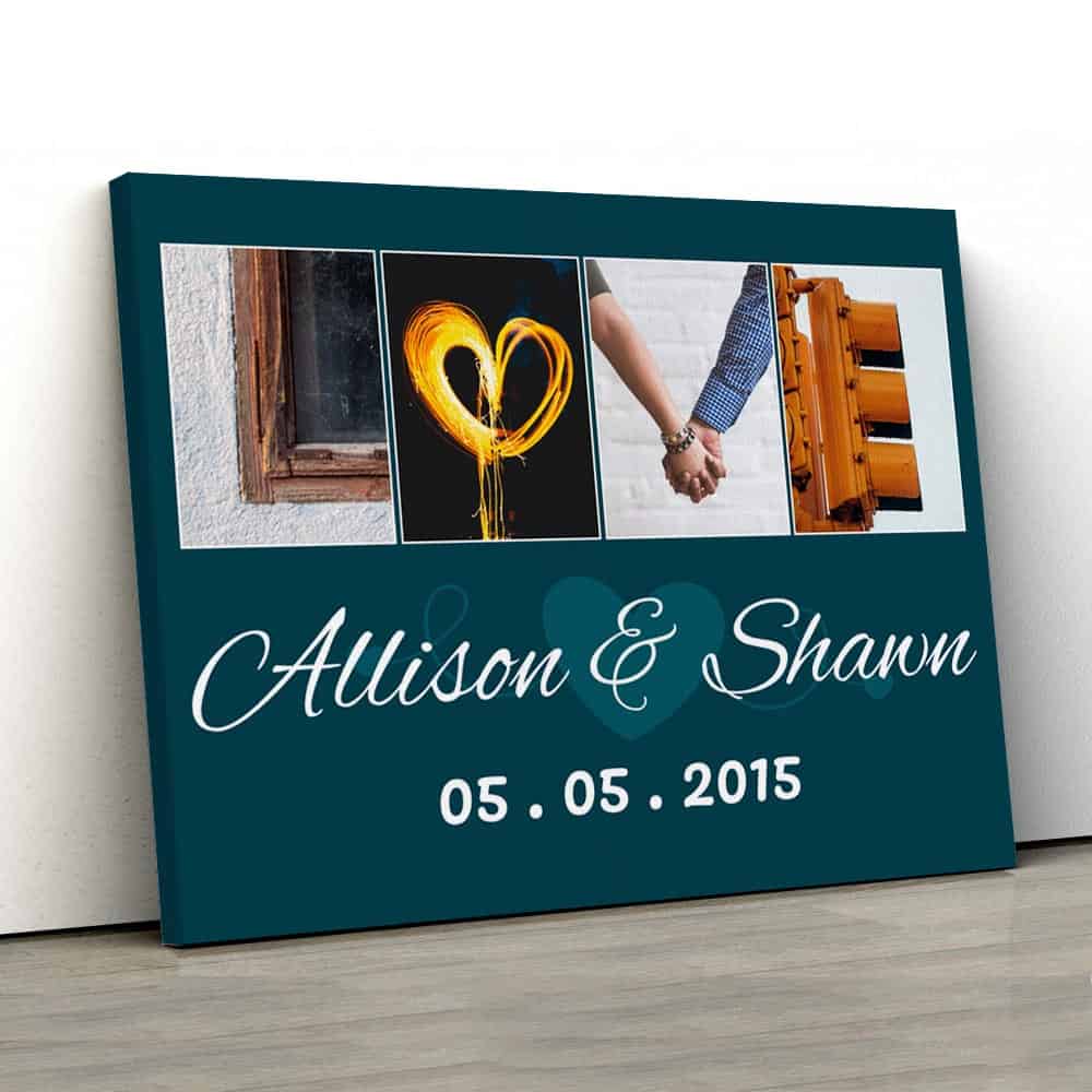 LOVE Alphabet Letter Art Custom Canvas Print