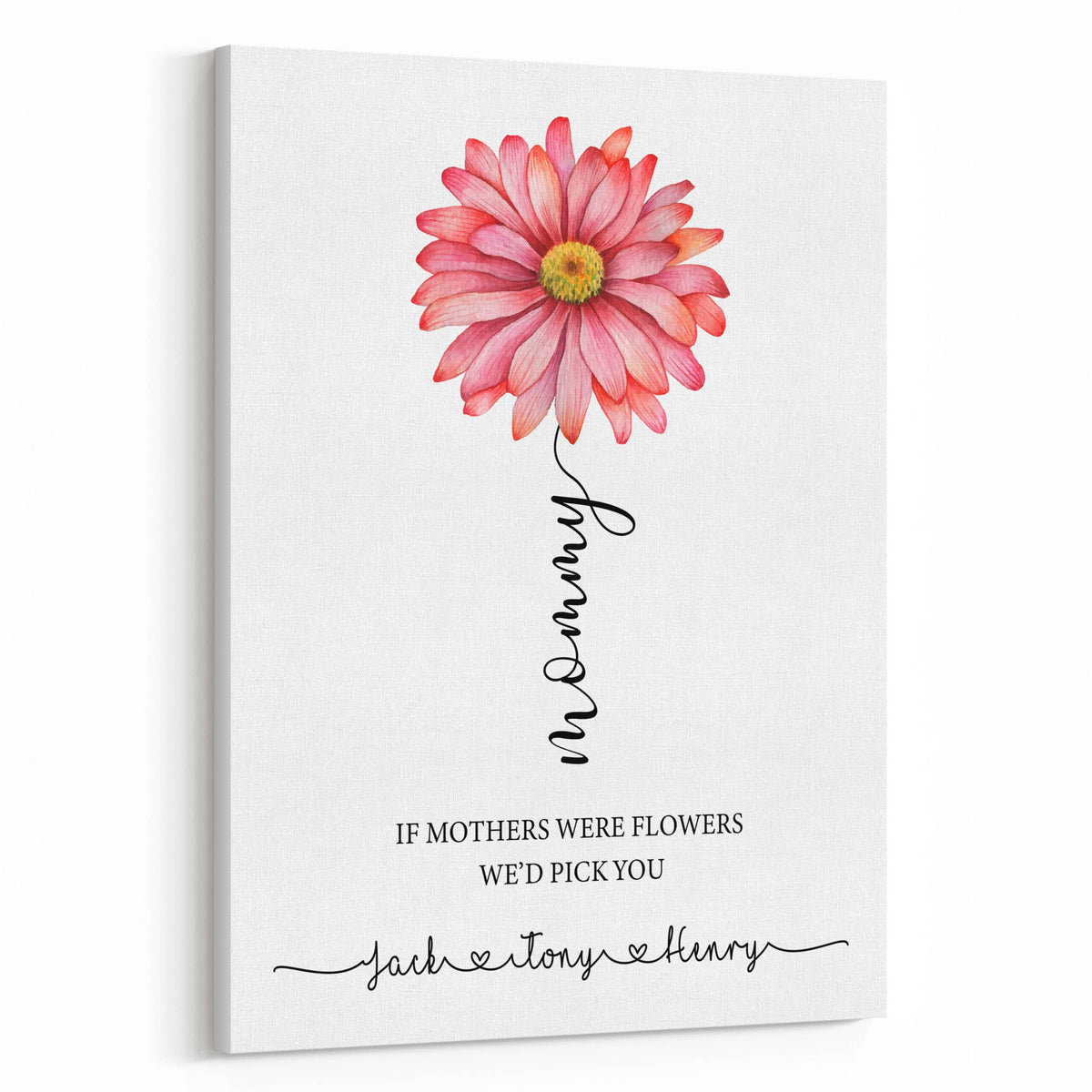 If Mothers Were Flowers We’d Pick You Canvas Print