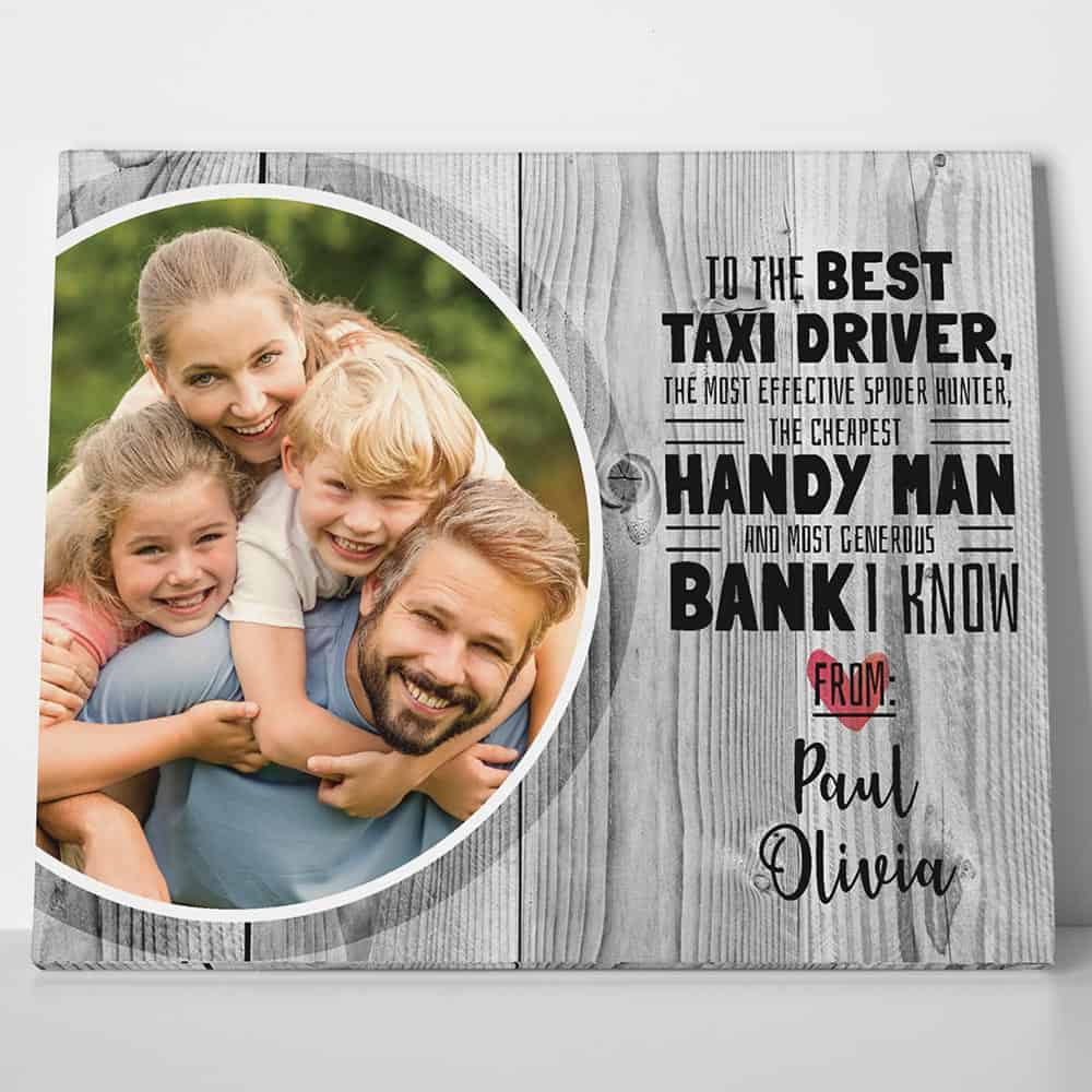 Father's Day Custom Photo Canvas