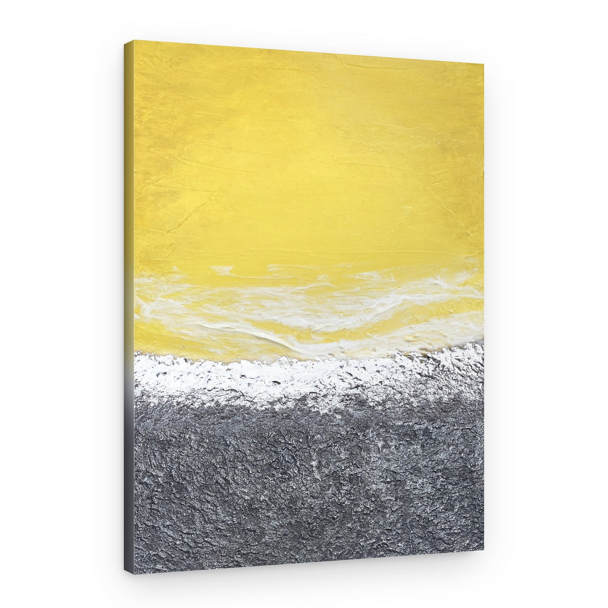 Textured Beach Abstract – Canvas Print