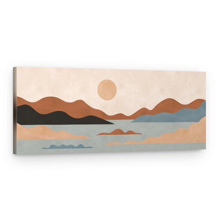 Abstract Desert Horizon – Canvas Print
