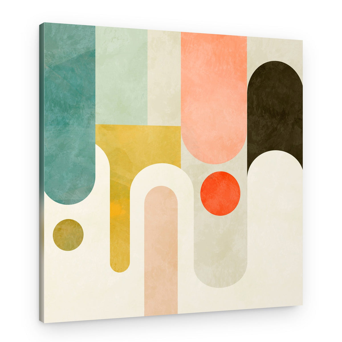 Runde Shapes Kopie – Canvas Print