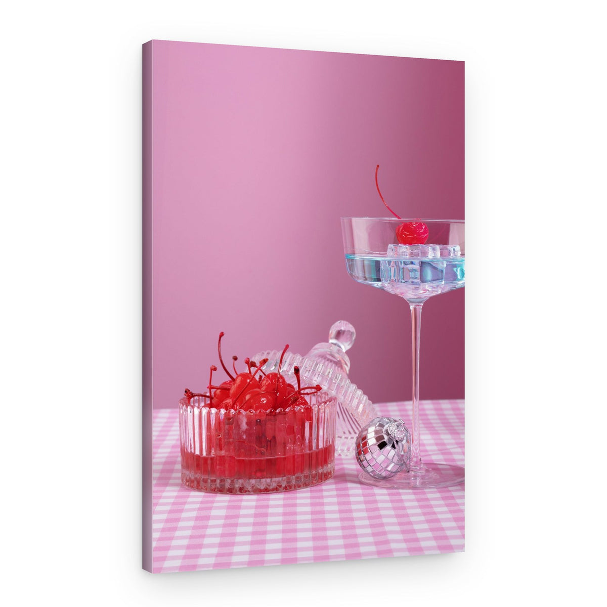 Pink Cocktail Party – Canvas Print