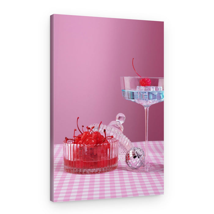 Pink Cocktail Party – Canvas Print