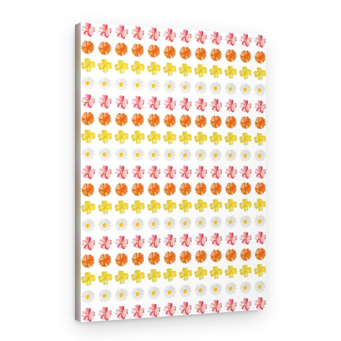 Watercolor Flower Pattern – Canvas Print