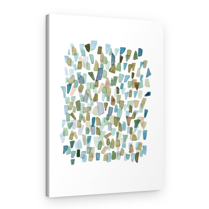 Organic Pebble Mosaic – Canvas Print