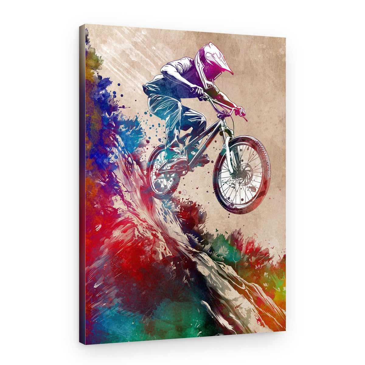 Extreme Mountain Biking – Canvas Print