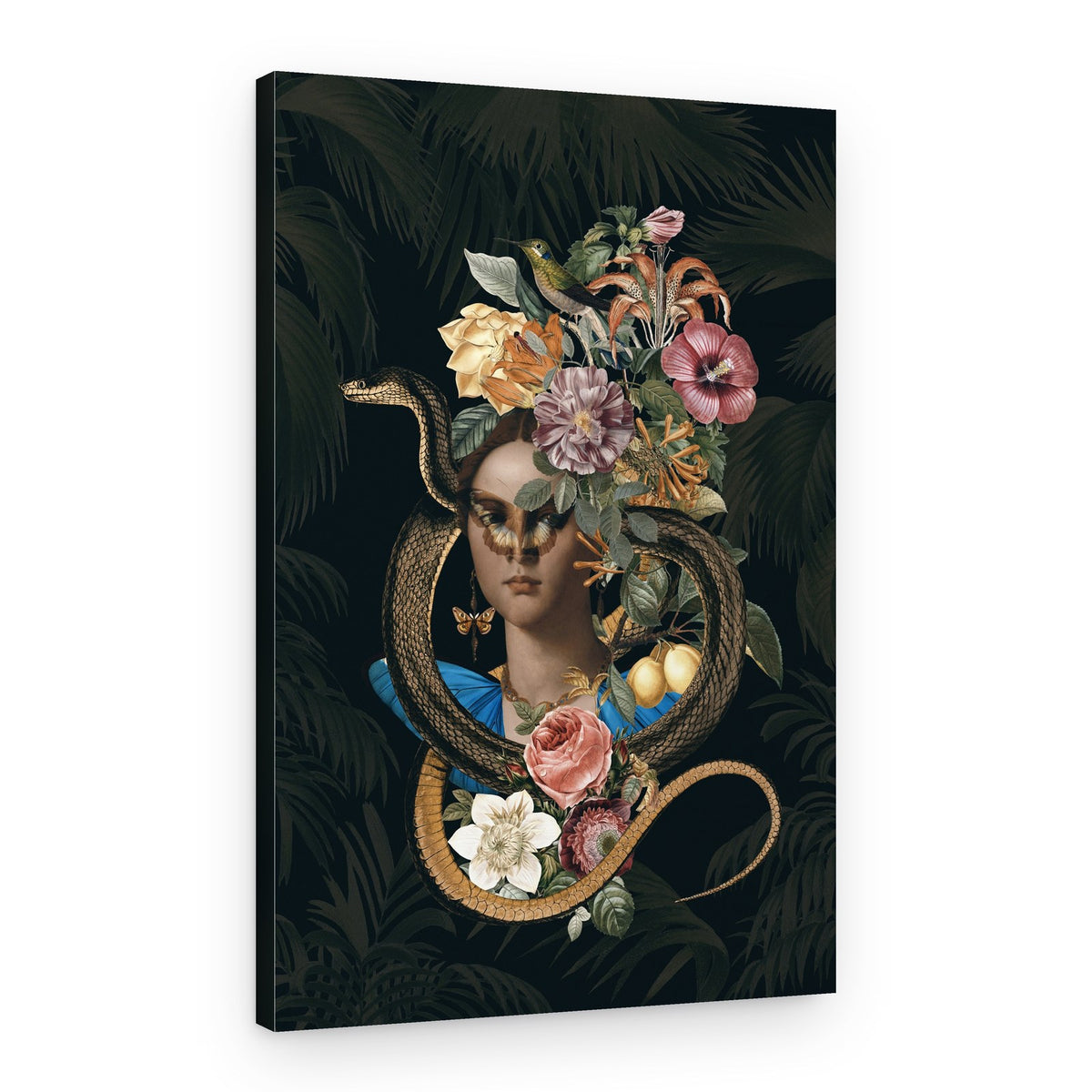Exotic Jungle Portrait – Canvas Print
