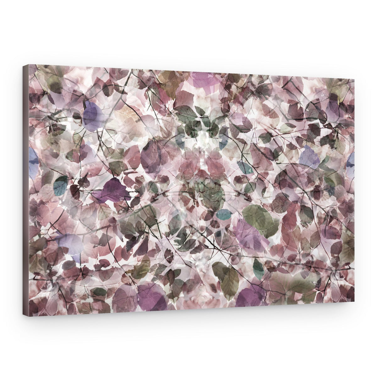 Muted Botanical Leaves – Canvas Print