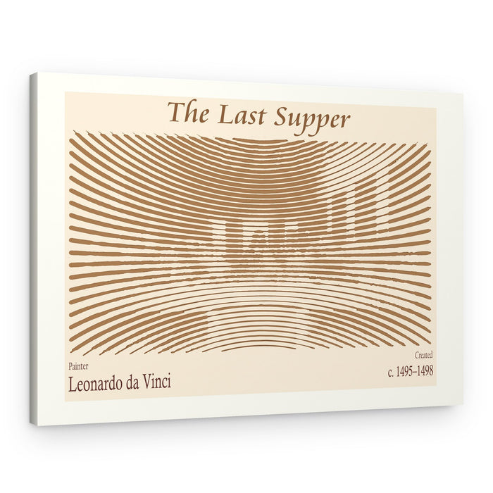 Abstract Last Supper – Canvas Print