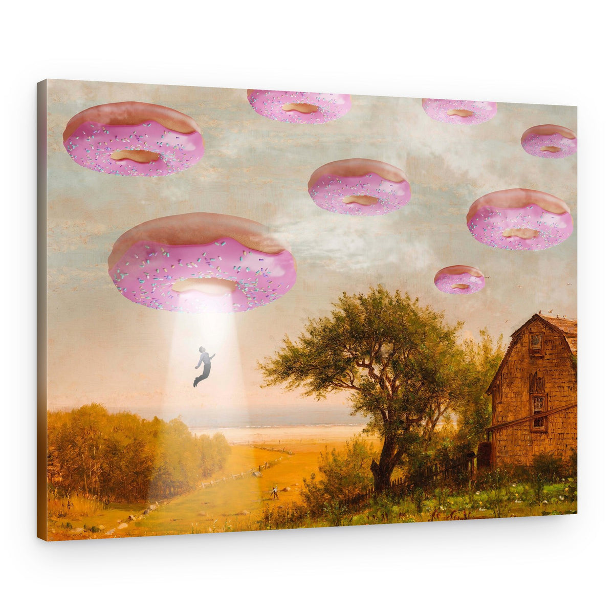 Donut Invasion – Canvas Print