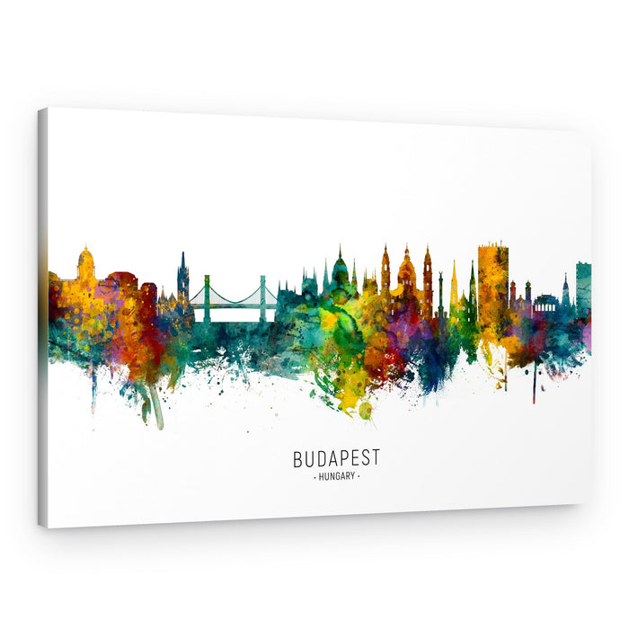 Vibrant Budapest Cityscape – Canvas Print