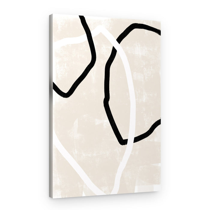 Curved Lines Dance – Canvas Print