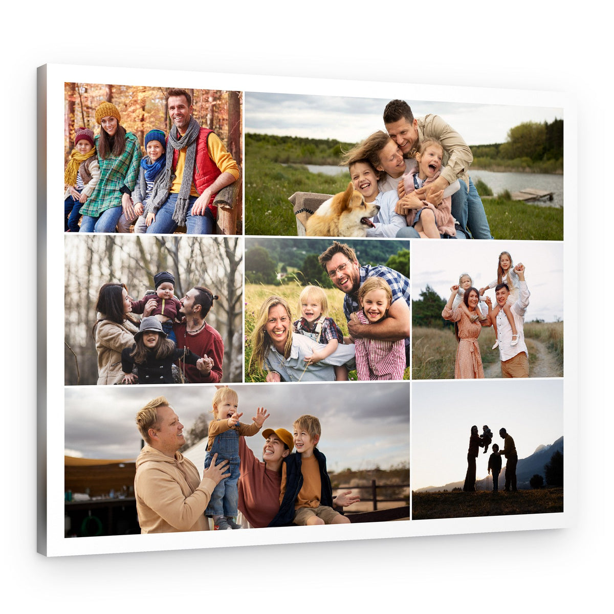 Jigsaw Collage Custom Canvas Print – Canvas Print